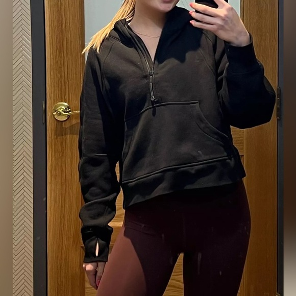 LULULEMON Scuba Half Zip Black Sweatshirt XS/S - Picture 4 of 7